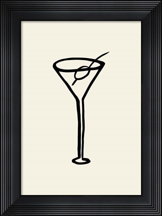 Framed Shaken, Not Stirred Print
