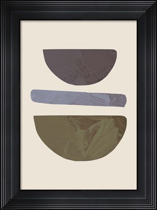 Framed Collage 2 Beige Print