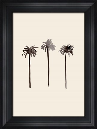 Framed Palm Trees Ink Print