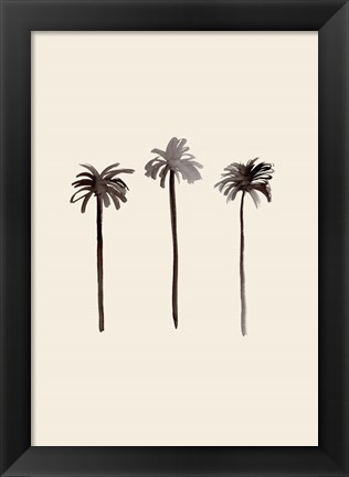Framed Palm Trees Ink Print
