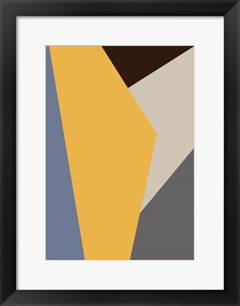 Framed Color Blocks 1 Print
