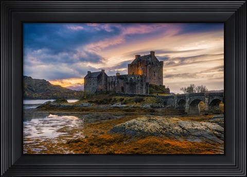 Framed Halloween Colours Print