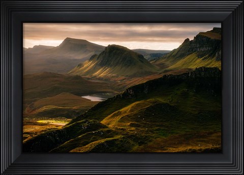 Framed Light and Shadows Print