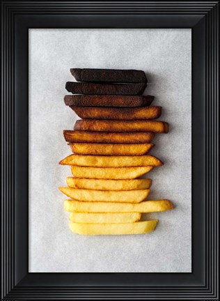 Framed Potato Gradient Print