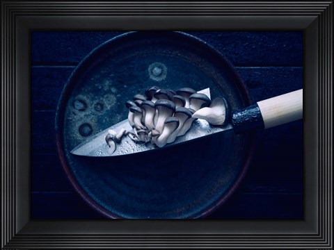 Framed On the Blade Print
