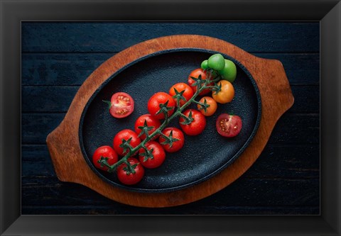 Framed Colourful Tomatoes Print