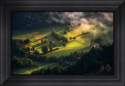Framed Light and Shadow Print