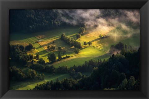 Framed Light and Shadow Print