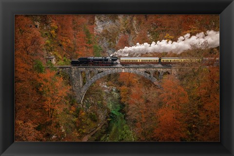 Framed Museum Train Print