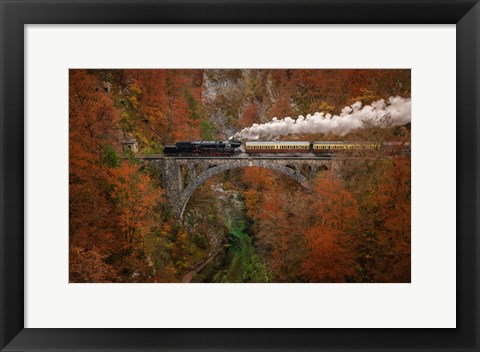 Framed Museum Train Print