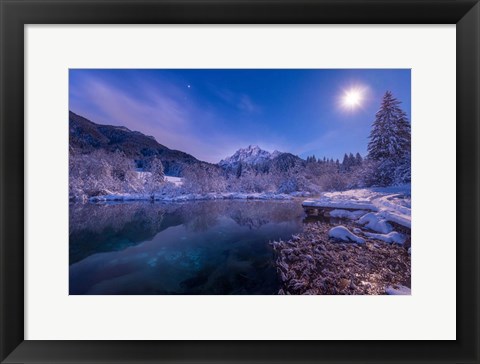 Framed Zelenci Springs Print