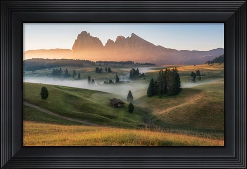 Framed Alpe di Siusi Print