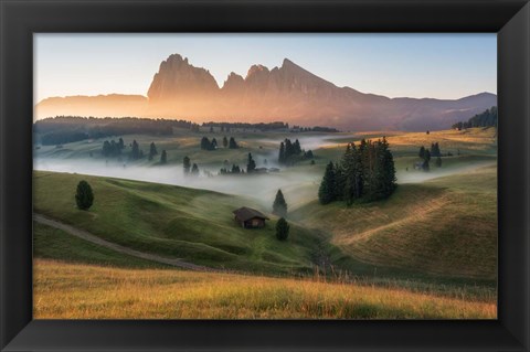 Framed Alpe di Siusi Print