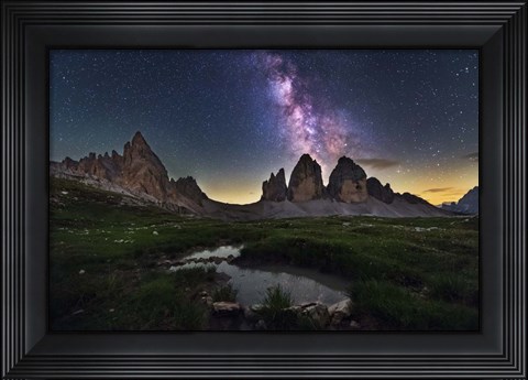 Framed Tre Cime di Lavaredo Print