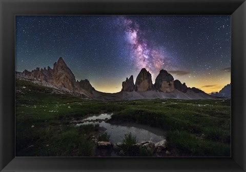 Framed Tre Cime di Lavaredo Print