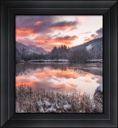 Framed Zelenci Springs Print