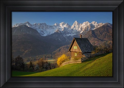 Framed Idyllic Scenery Print