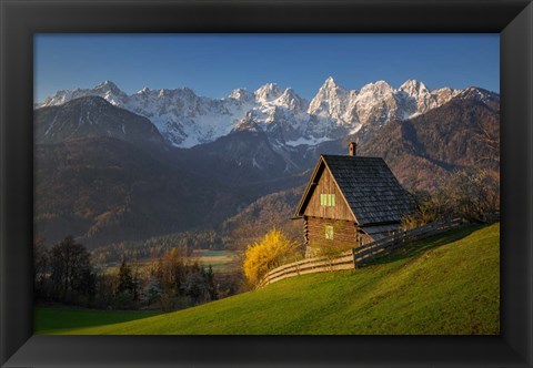 Framed Idyllic Scenery Print