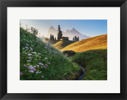 Framed Flowery Morning Print