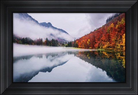 Framed Autumn Reflections Print