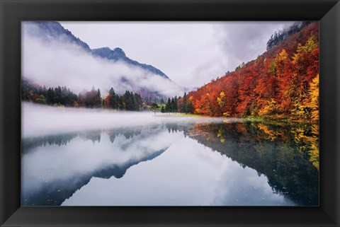 Framed Autumn Reflections Print