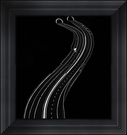 Framed Alone Print
