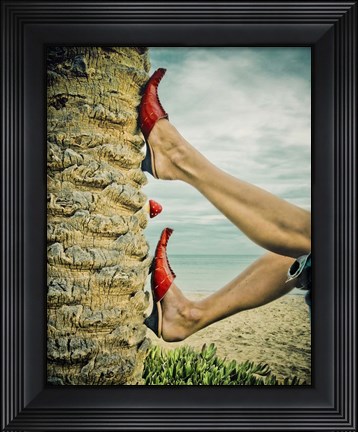 Framed Upside Down You&#39;re Turning Me Print