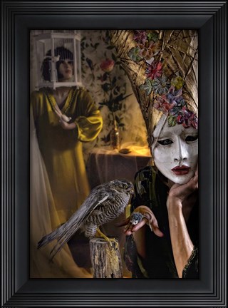 Framed Feeding Print