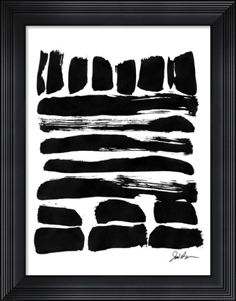 Framed Small Squares I Print
