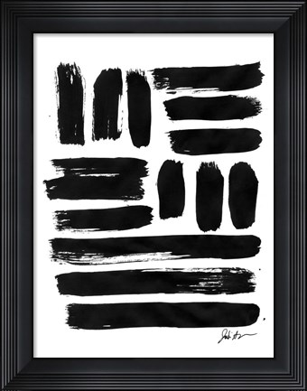 Framed Small Squares II Print