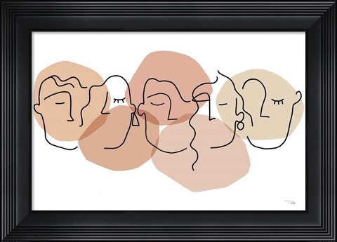 Framed Dreamers I Print