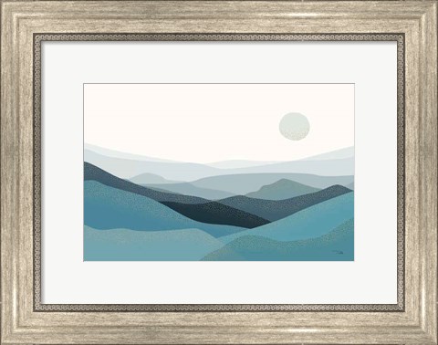 Framed Mountain Trail Print