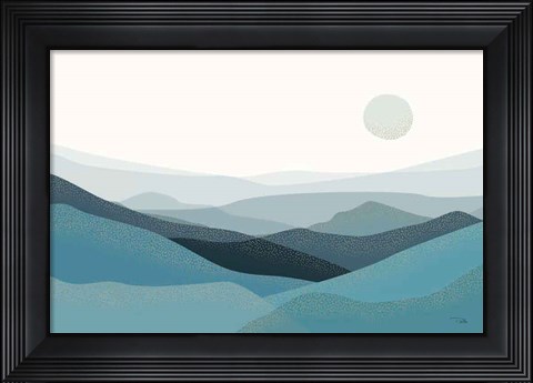 Framed Mountain Trail Print