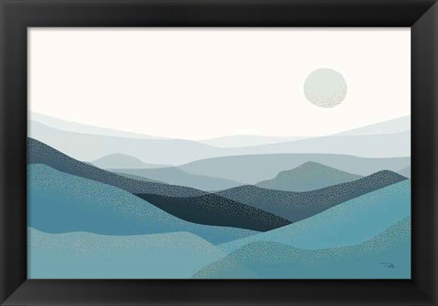 Framed Mountain Trail Print