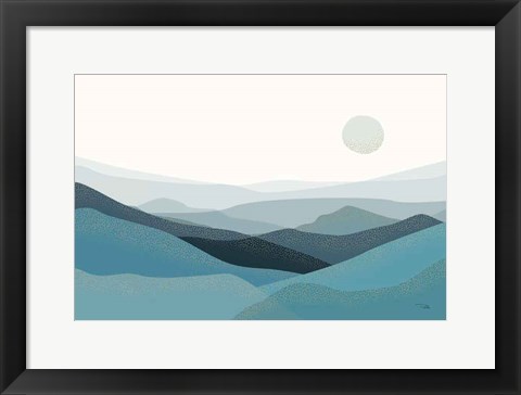 Framed Mountain Trail Print