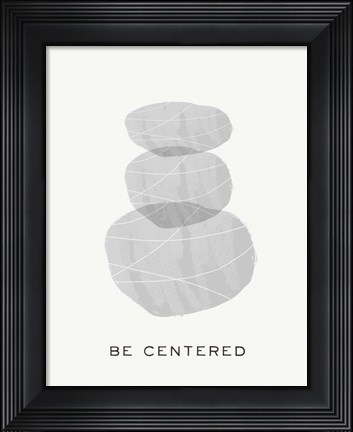 Framed Zen Vibes I-Be Centered Print