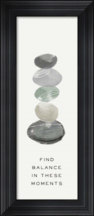 Framed Zen Vibes IV-Find Balance Print