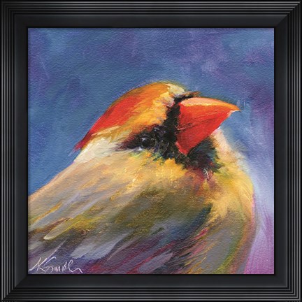 Framed Field Birds IV Print