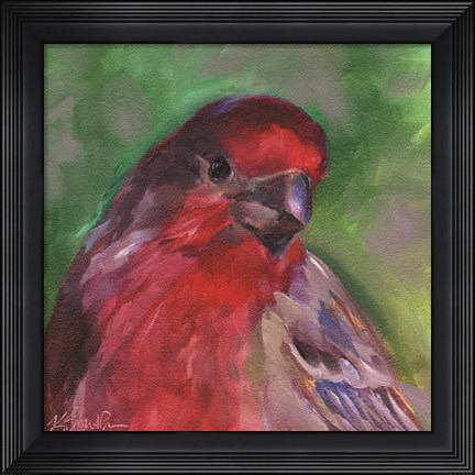 Framed Field Birds VI Print