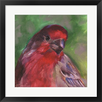 Framed Field Birds VI Print