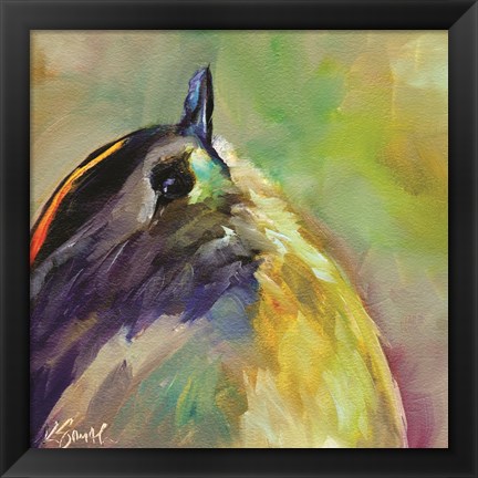 Framed Field Birds IX Print