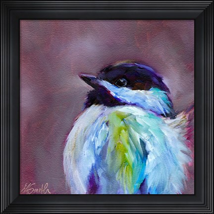 Framed Field Birds X Print