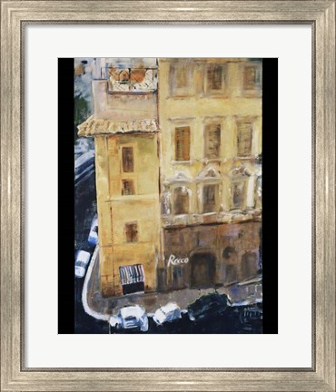 Framed Italian Street Corner Print