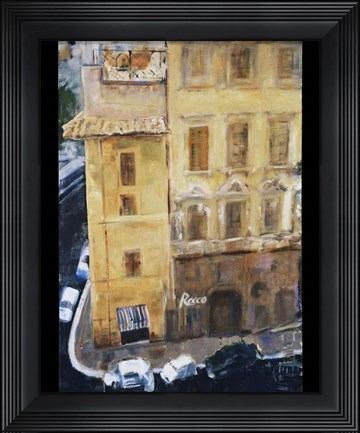 Framed Italian Street Corner Print
