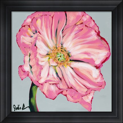 Framed Fresh Poppy I Print
