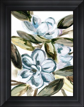 Framed Blue Garden Print