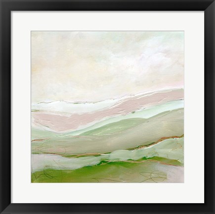Framed Distant Hills I Print