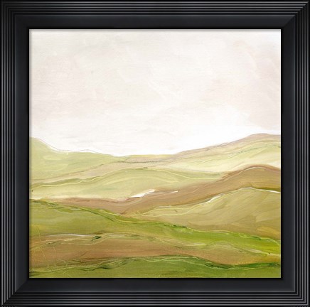 Framed Distant Hills II Print