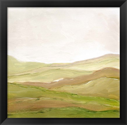 Framed Distant Hills II Print