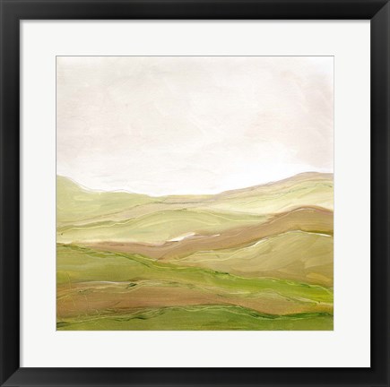 Framed Distant Hills II Print